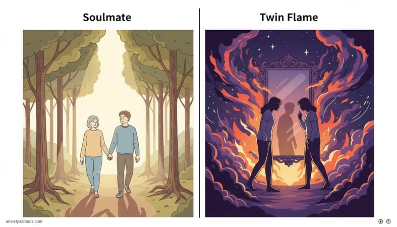 Twin Flame vs. Soulmate: 7 Key Differences You Need to Know
