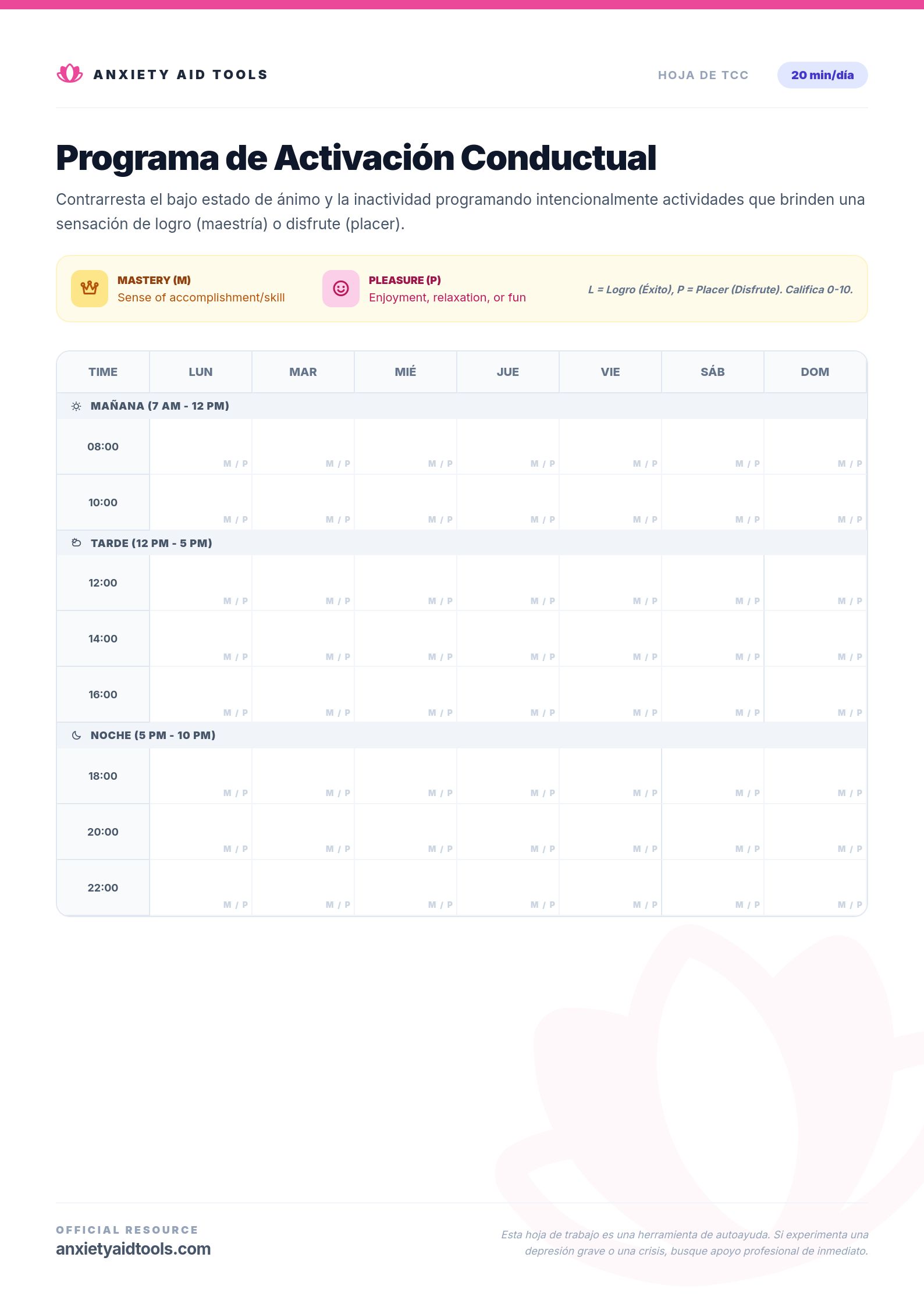 Programa de Activación Conductual