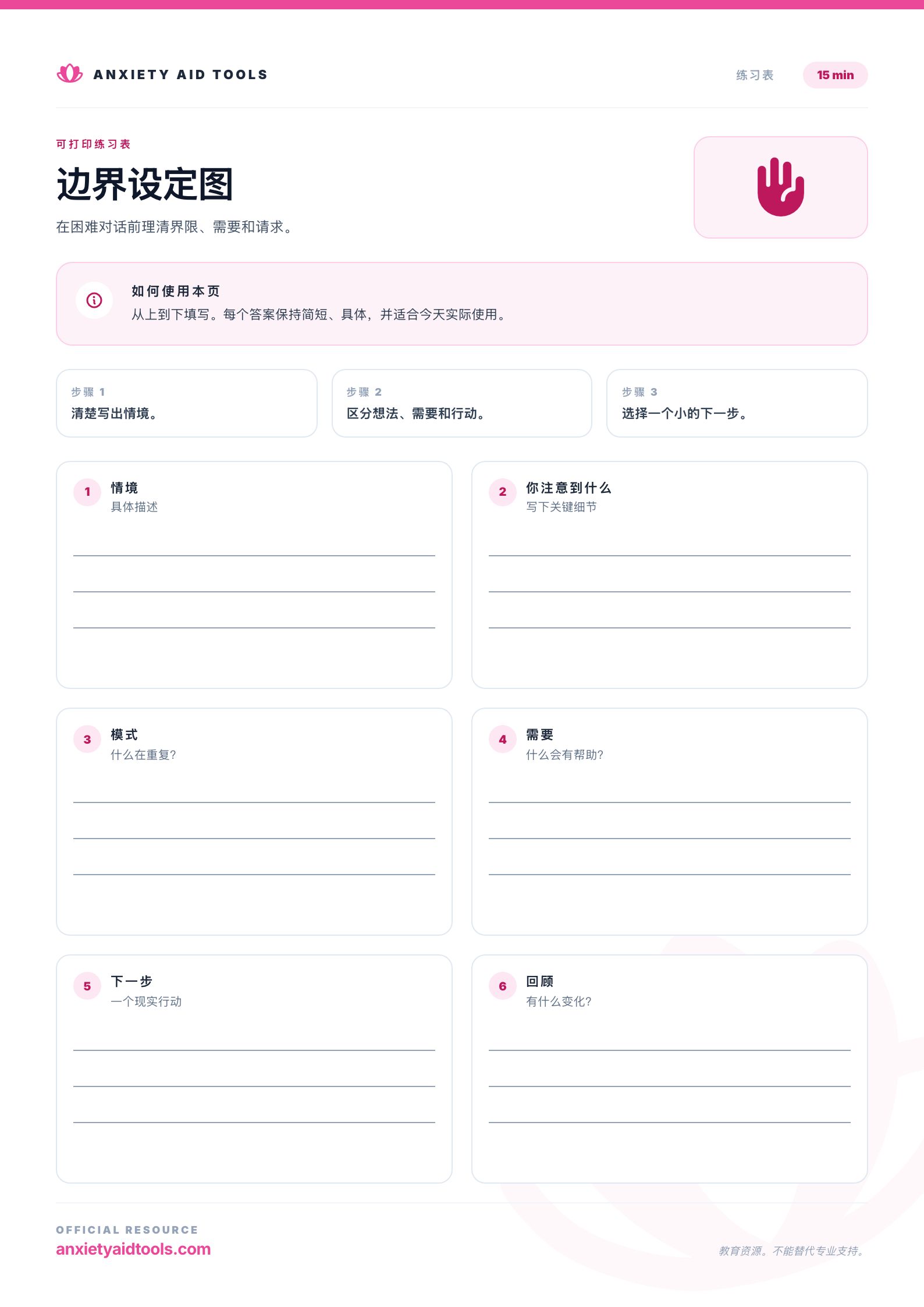 边界设定图