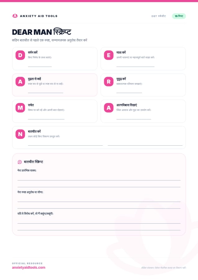 DEAR MAN Script