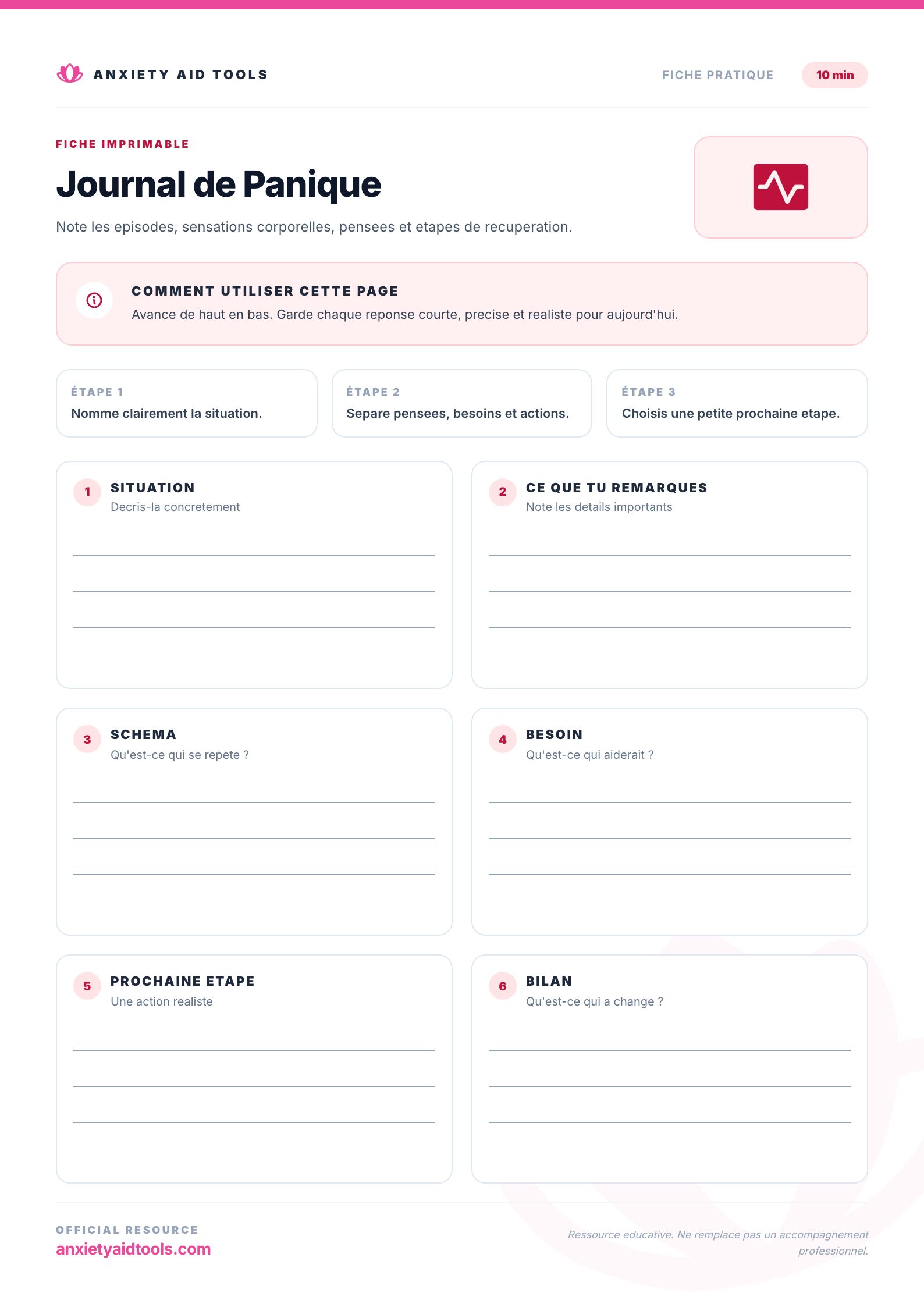Journal de Panique