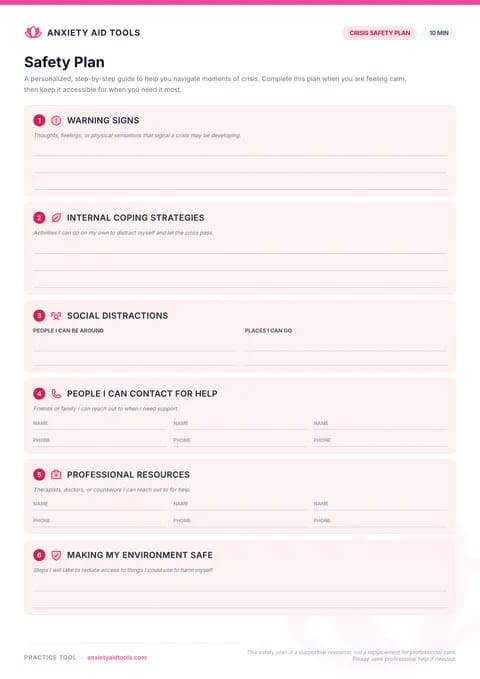 Safety Plan