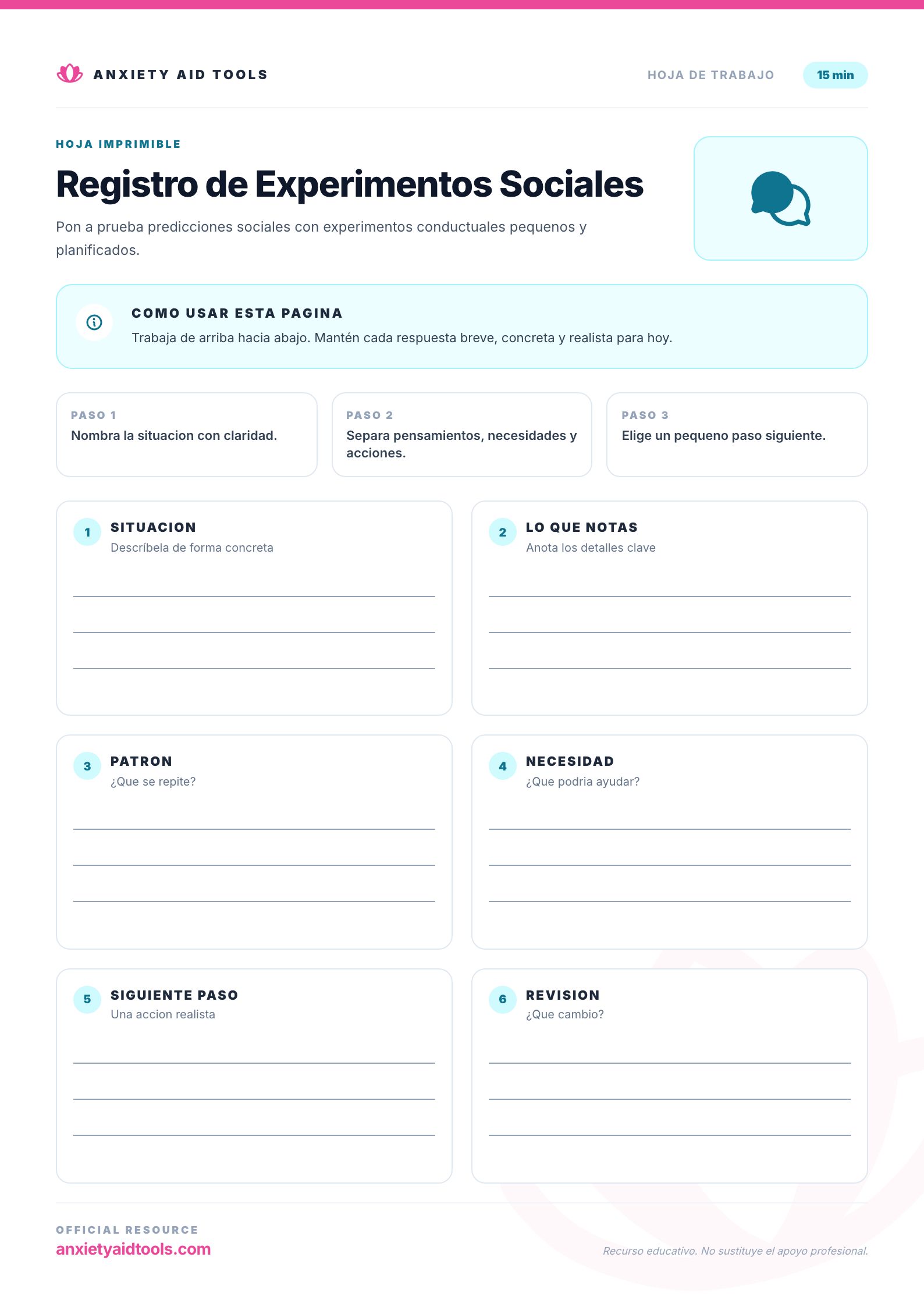 Registro de Experimentos Sociales