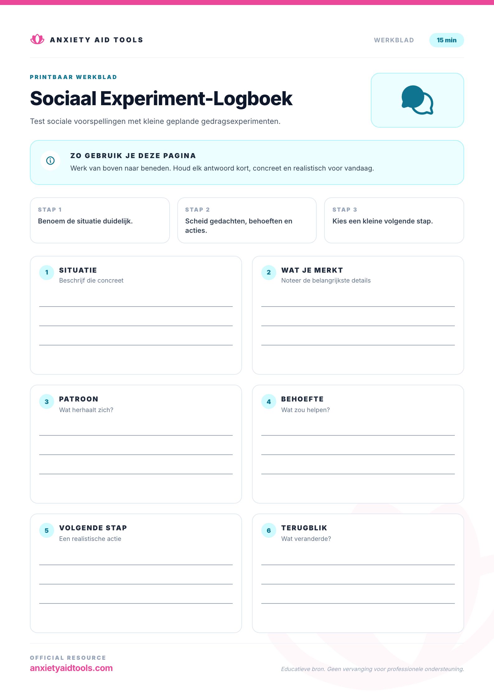 Sociaal Experiment-Logboek