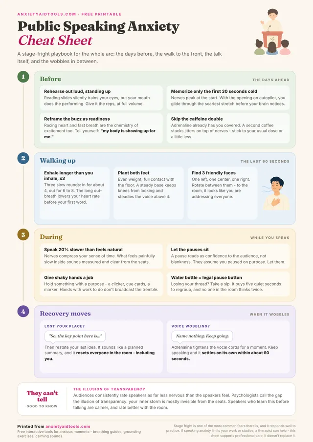 Public Speaking Anxiety